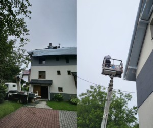 Ściąganie folii po fumigacji z wykorzystaniem podnośnika koszowego – bezpiecznie i sprawnie